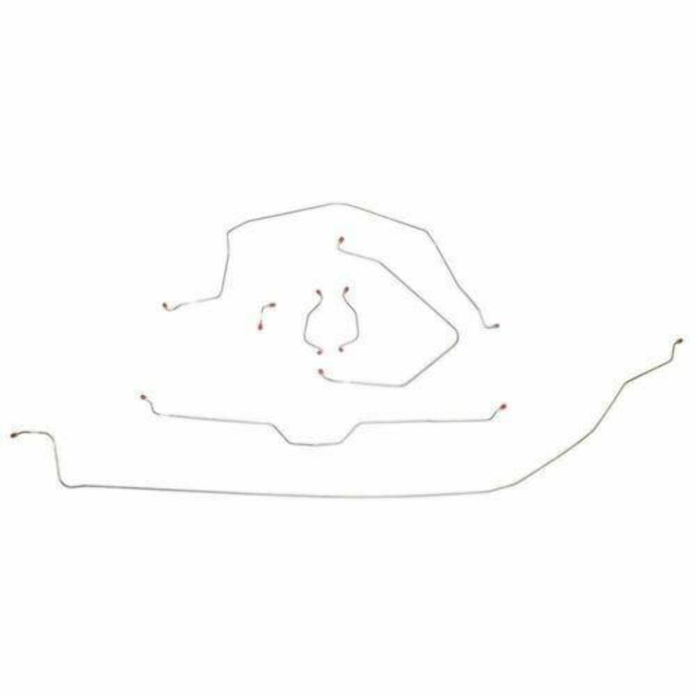 Complete Brake Line Kit for 1963-1964 ABS drum brakes stainless steel