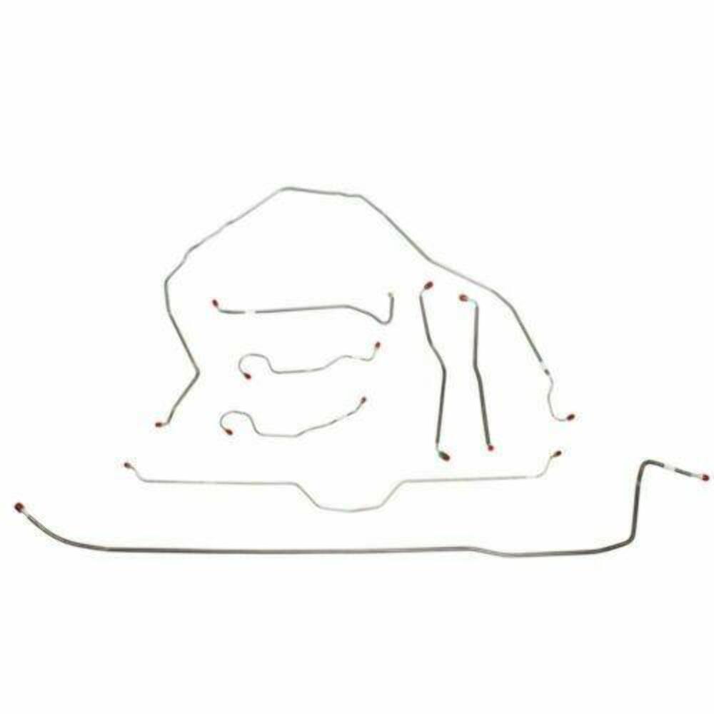 1974 - 1982 Chevrolet Corvette Brake Line Kit For - VCK7402SS