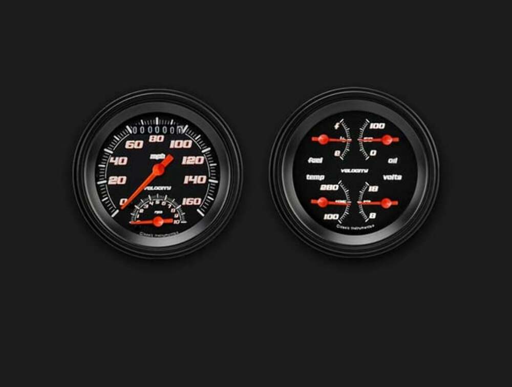 Velocity Black Series Two Gauge Set VS32BBLF