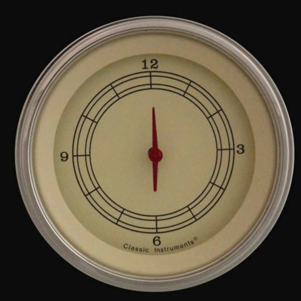Classic Instruments Vintage 3 3/8" Clock VT93SLF