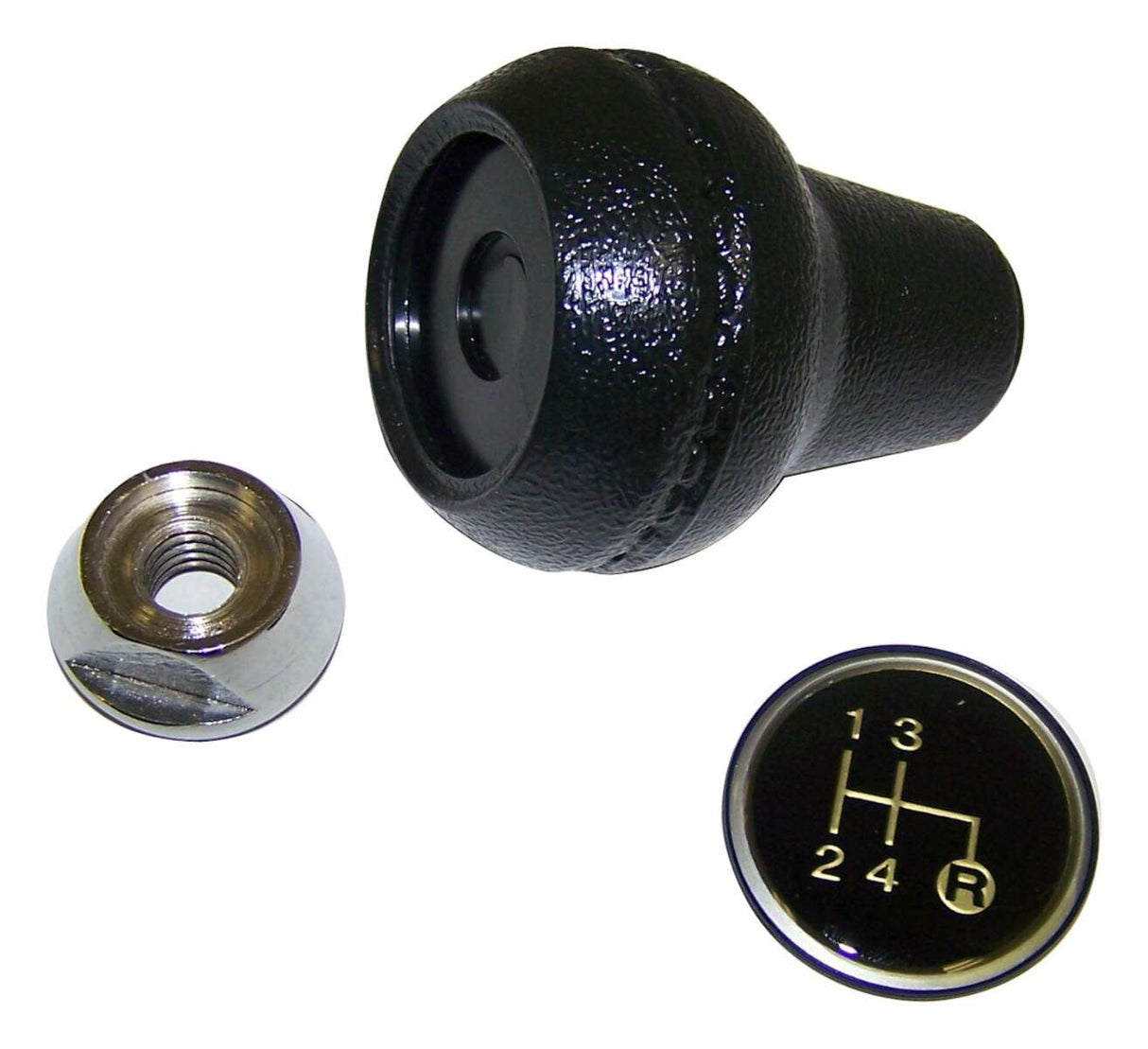 Vintage - Metal Black Shift Knob Kit - 3241067K