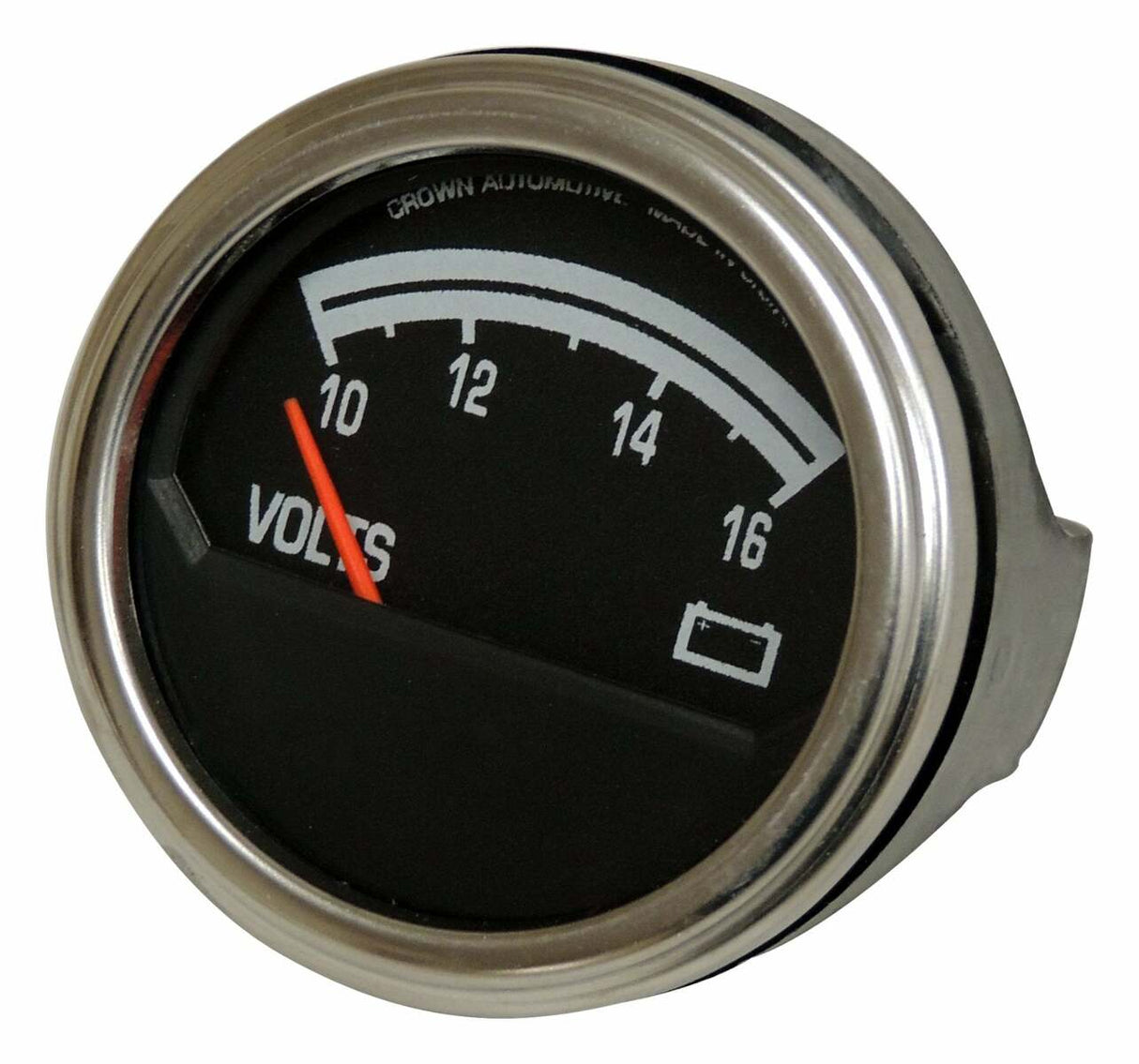 Jeep Vintage - Metal Black Voltmeter J8126659
