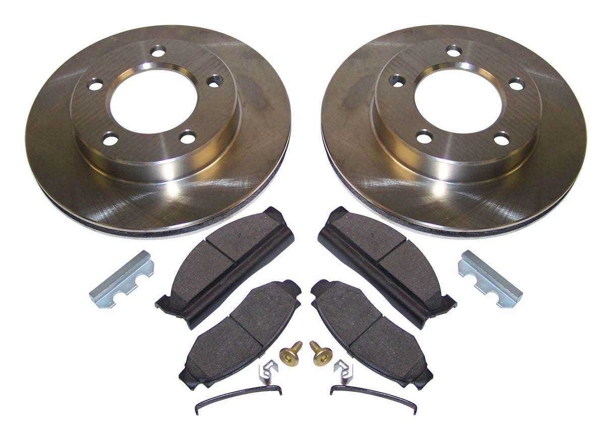 t Vintage - Semi-Metallic Unpainted Disc Brake Service Kit - 5358568RK Crown Automotive