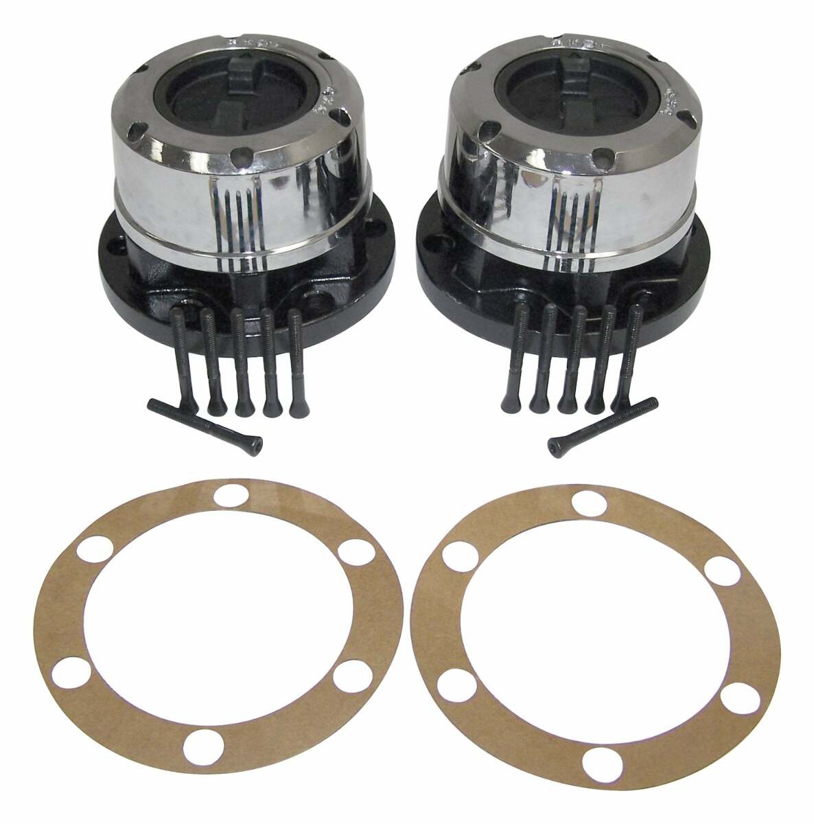 Vintage - Steel Black Locking Hub Set - 400502