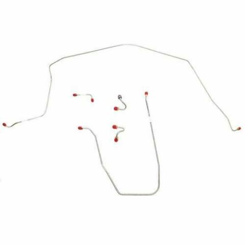 1968 Chevrolet Corvette Front Brake Line Kit 5 Piece Power Brakes - VKT6802SS