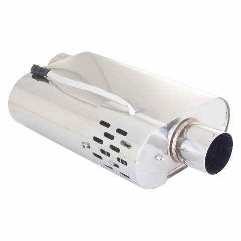 XFORCE Exhaust VMK52-300 - Varex SS Oval Exhaust Muffler w/ Hidden Motor