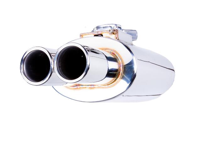 XFORCE Exhaust VMK7-250 - Varex Stainless Steel Oval Exhaust Muffler