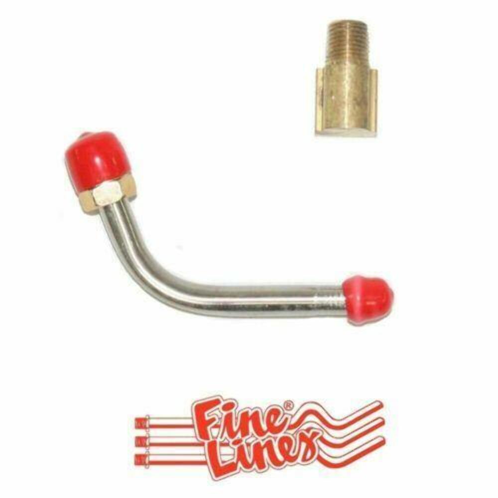Fuel Line for 1963-1965 Chevy Corvette Pump-Carb stainless steel