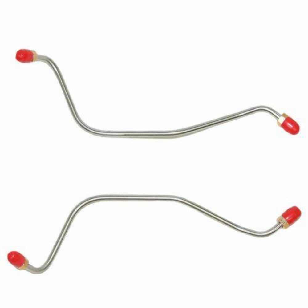 Brake Line for 1963-1964 Chevy Corvette Rear Axle Lines 2 Piece drum brakes stainless steel