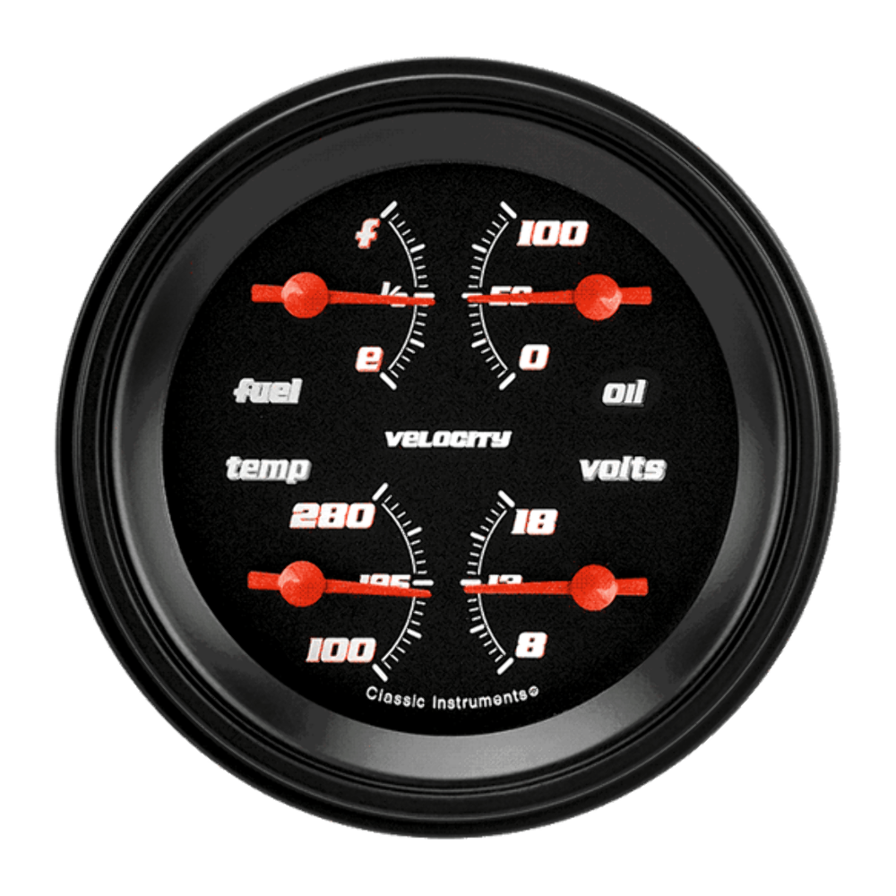 Velocity Black 3 3/8" Quad VS79BBLF