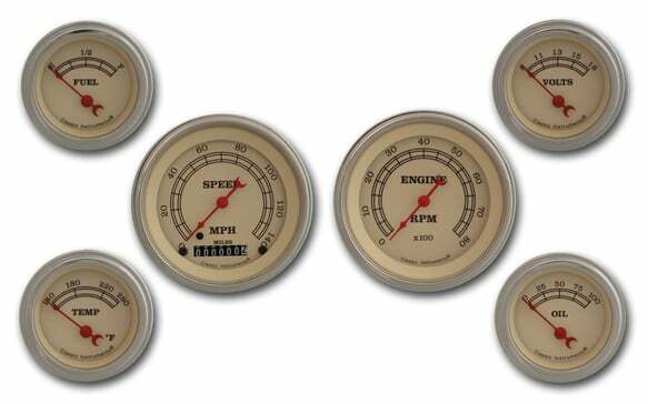 Classic Instruments analog dash gauge set