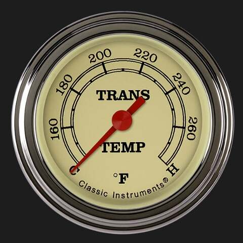 Vintage 2 1/8" Transmission Temperature Gauge VT127SLF