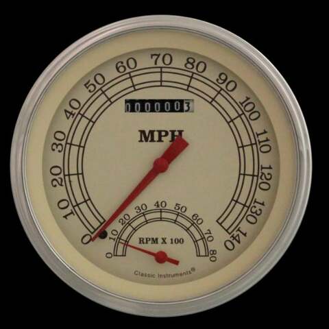 Classic Instruments Vintage 4 5/8" Speedtachular VT50SLF