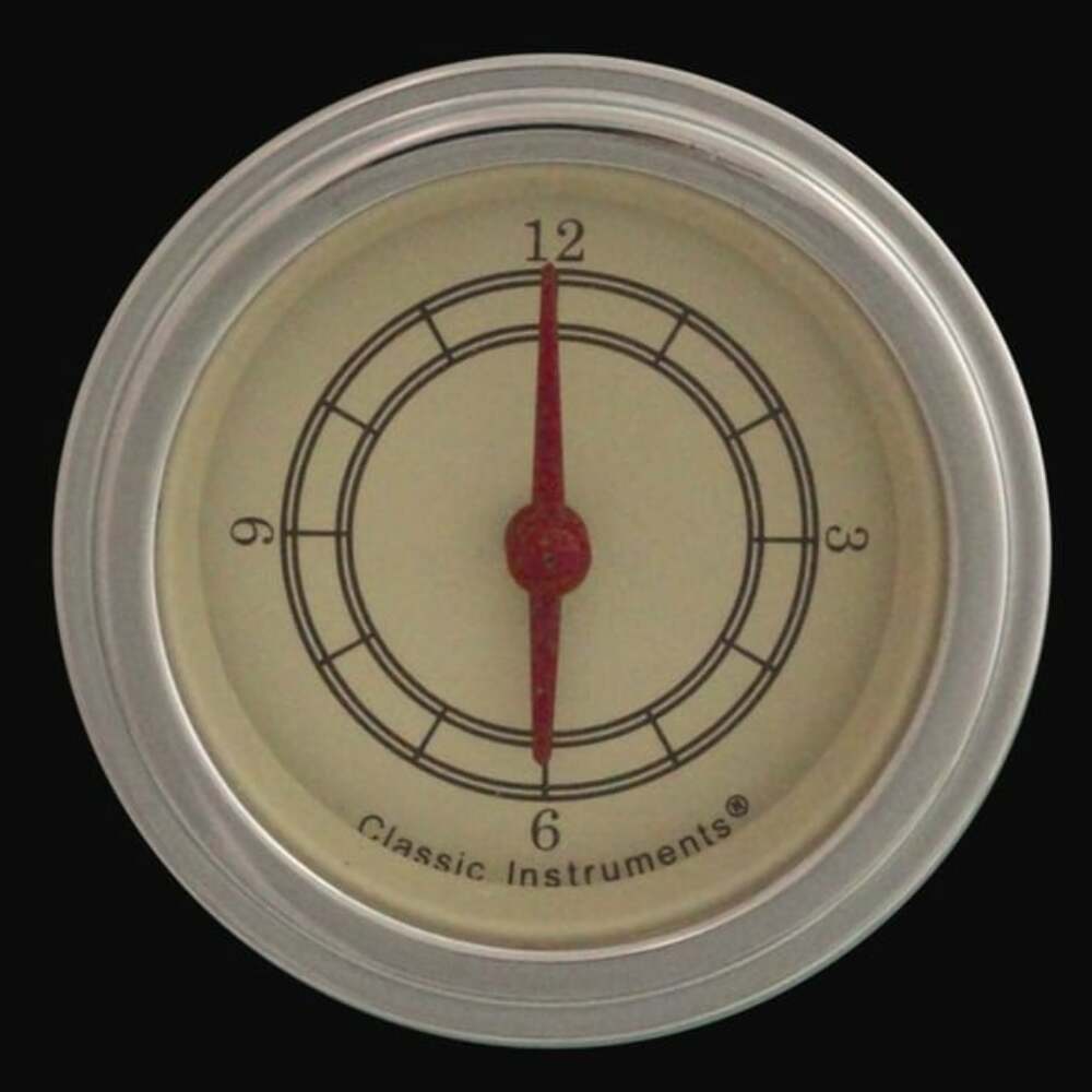 t Vintage 2 1/8" Clock VT90SLF Classic Instruments