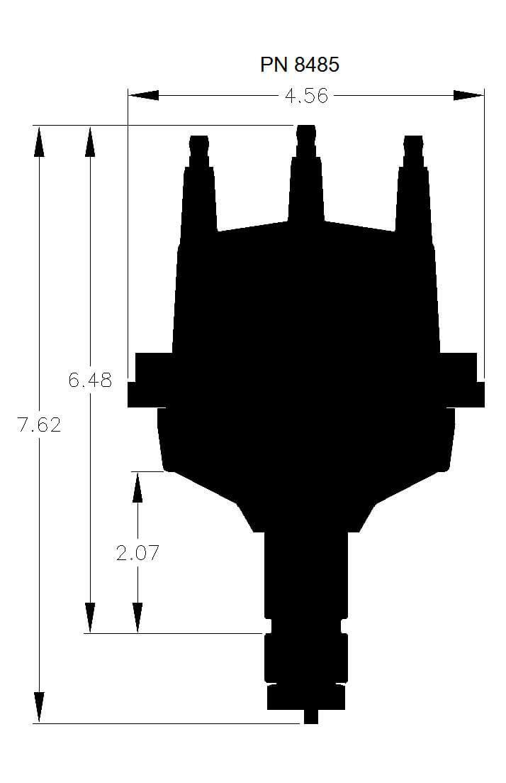 t VW Billet Distributor - 8485 MSD