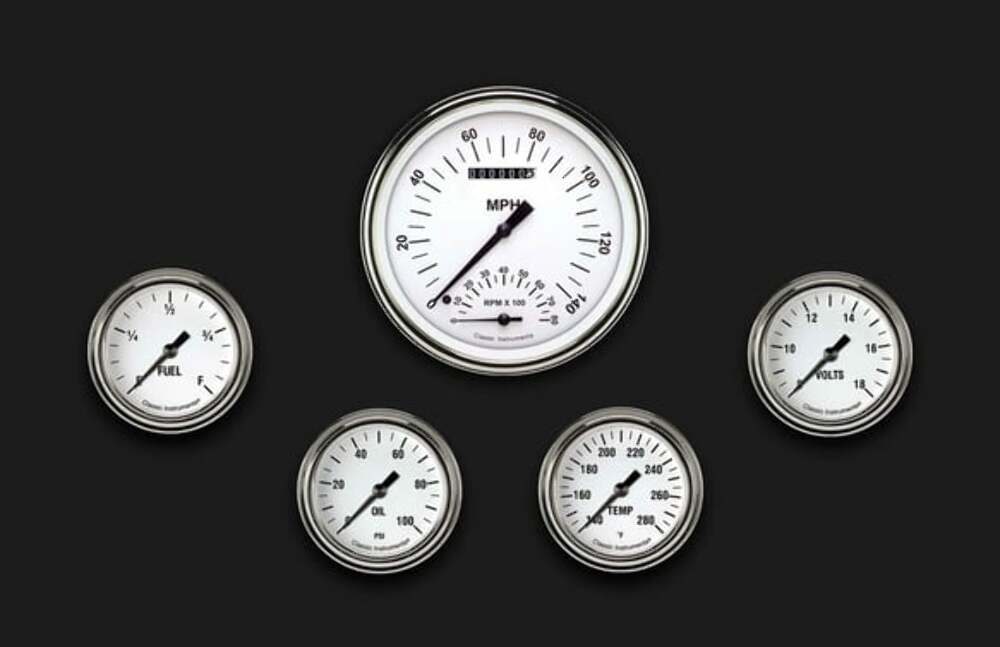 White Hot Five Gauge Set 365 WH365SLF