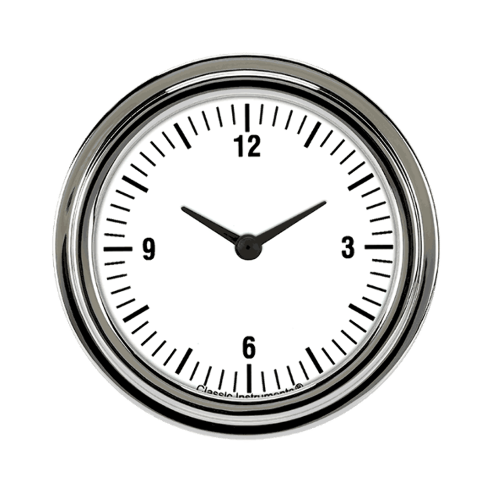 White Hot 2 5/8" Clock WH92SLF