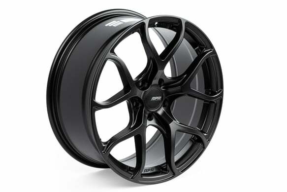 A01 Flow Formed Wheels (19x8.5) (Satin Black) (1 Wheel) for Audi and VW aluminum black