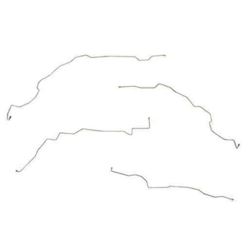 Intermediate Brake Line Kit for 2007-2018 Jeep Wrangler JK 2-Door steel
