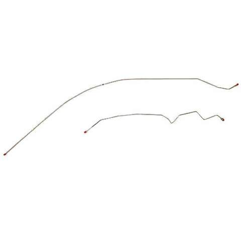 Intermediate Brake Line Kit for 94-01 Jeep Cherokee No ABS stainless steel