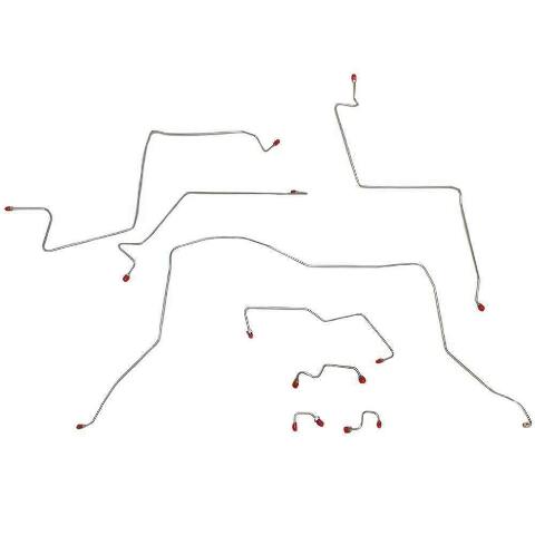 Front Brake Line Kit for 95-97 Dodge Ram AWABS 4WD stainless steel