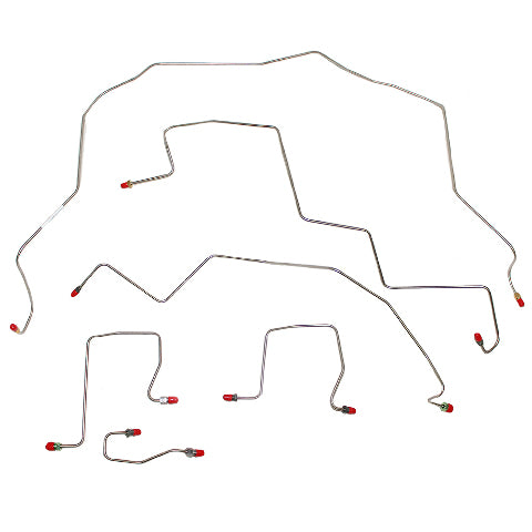 1998-2002 Dodge Ram 2500 Front Brake Line Kit 4WD RWABS Stainless Steel WKT9807SS
