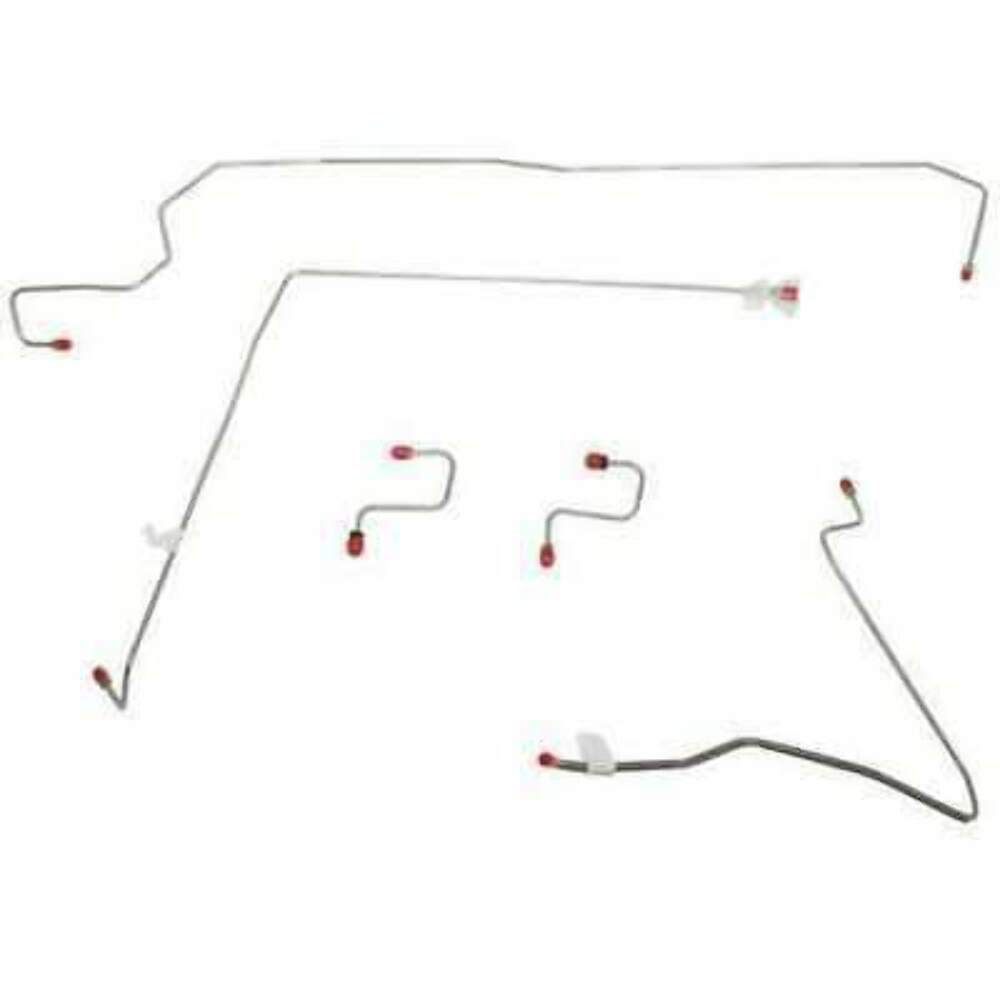 Front Brake Line Kit for 2013 99-04 Jeep Grand Cherokee AWABS 4WD steel