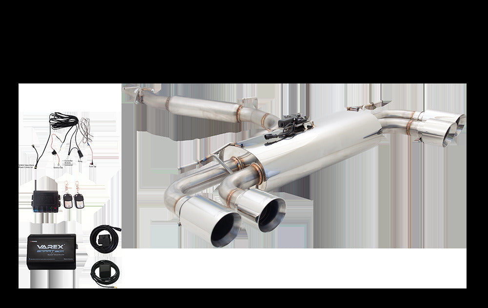 XFORCE ES-AS313H-VMKSB-CBS - Varex S/S Cat-Back Exhaust System w/ Quad Rear Exit