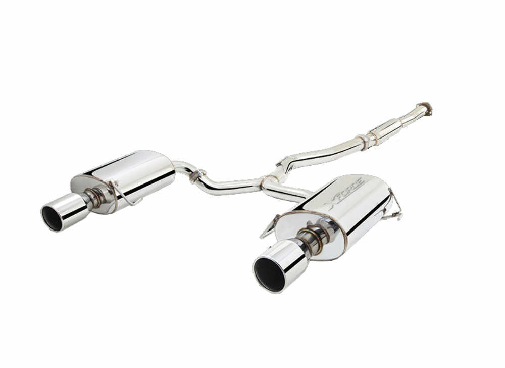 Subaru Legacy GT 2004-2009 Cat-Back Exhaust 3" Dual Side Oval Muffler XFORCE ES-SL05-CBS