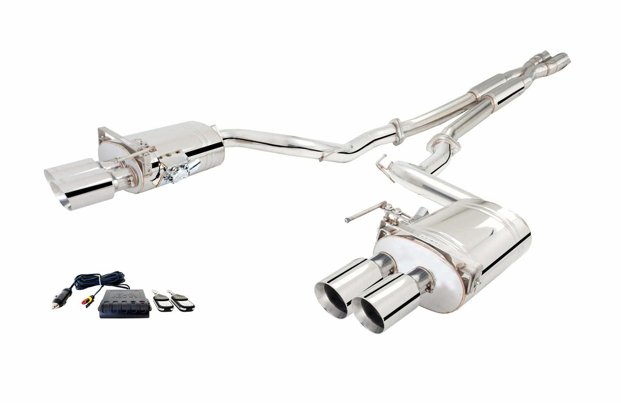XFORCE Exhaust ES-FM18-02-VMK-CBS Varex 304 SS Cat-Back Exhaust w/Quad Rear Exit
