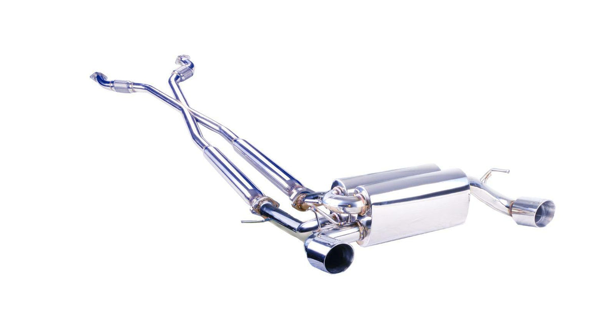 XFORCE Exhaust ES-N350Z-CBS - 304 SS Cat-Back Exhaust System w/ Split Rear Exit