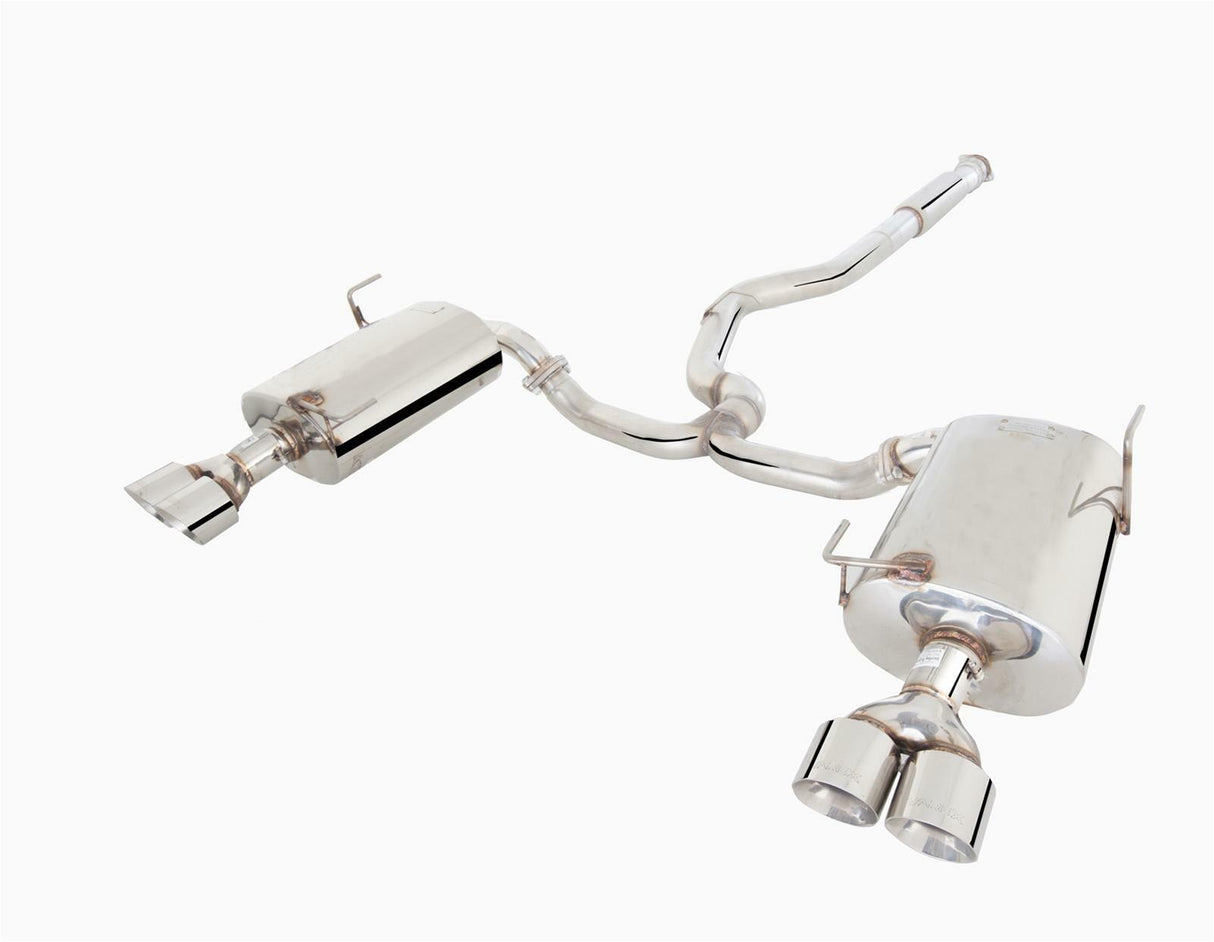 XFORCE Exhaust ES-SW27-CBS- 304 SS High Flow Cat-Back Exhaust w/ Quad Rear Exit