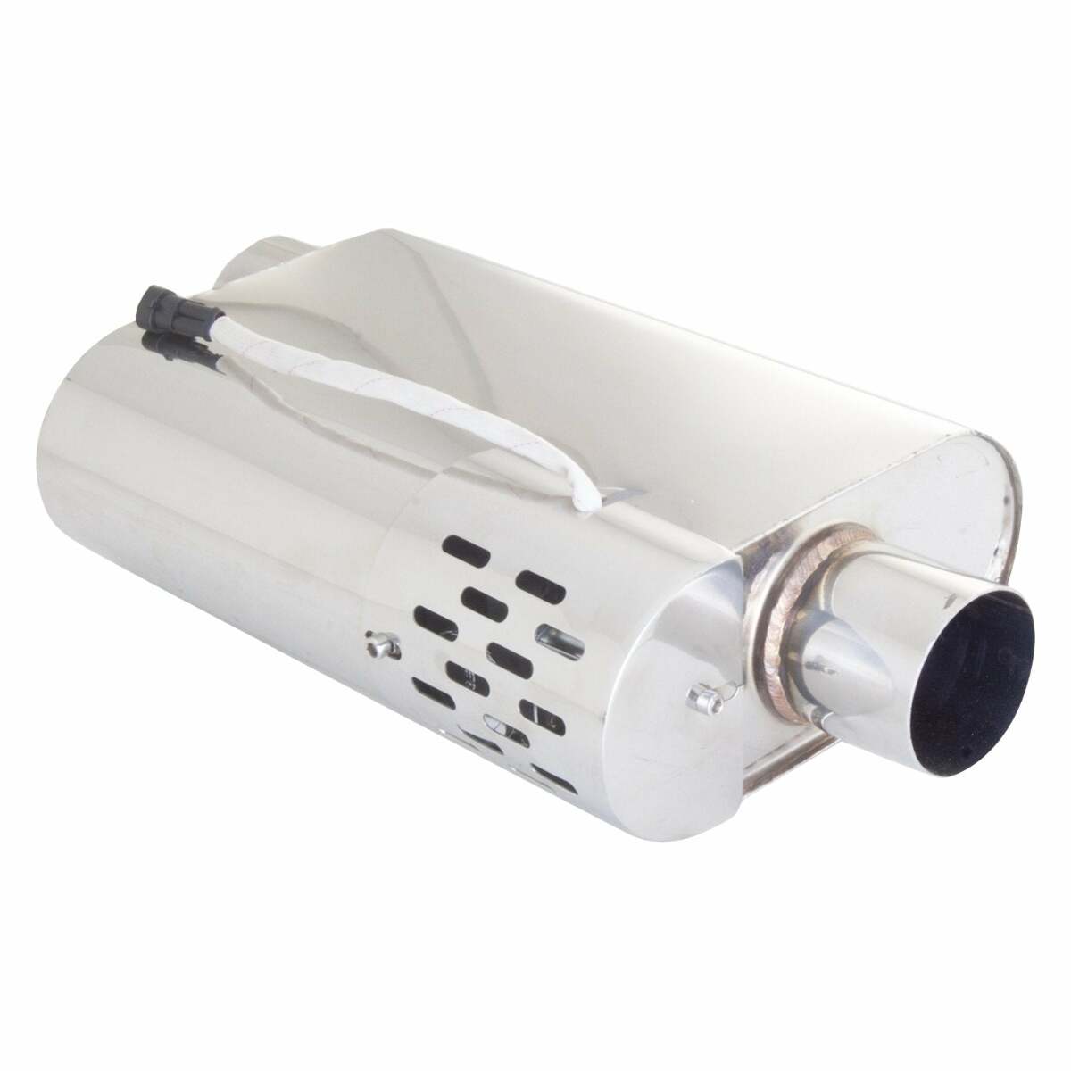 XFORCE Exhaust VMK52-300 - Varex SS Oval Exhaust Muffler w/ Hidden Motor