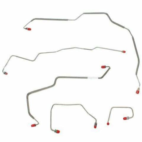 2000-2002 Chevrolet Cavalier Front Brake Line Kit w/ Traction Control XKT0001SS