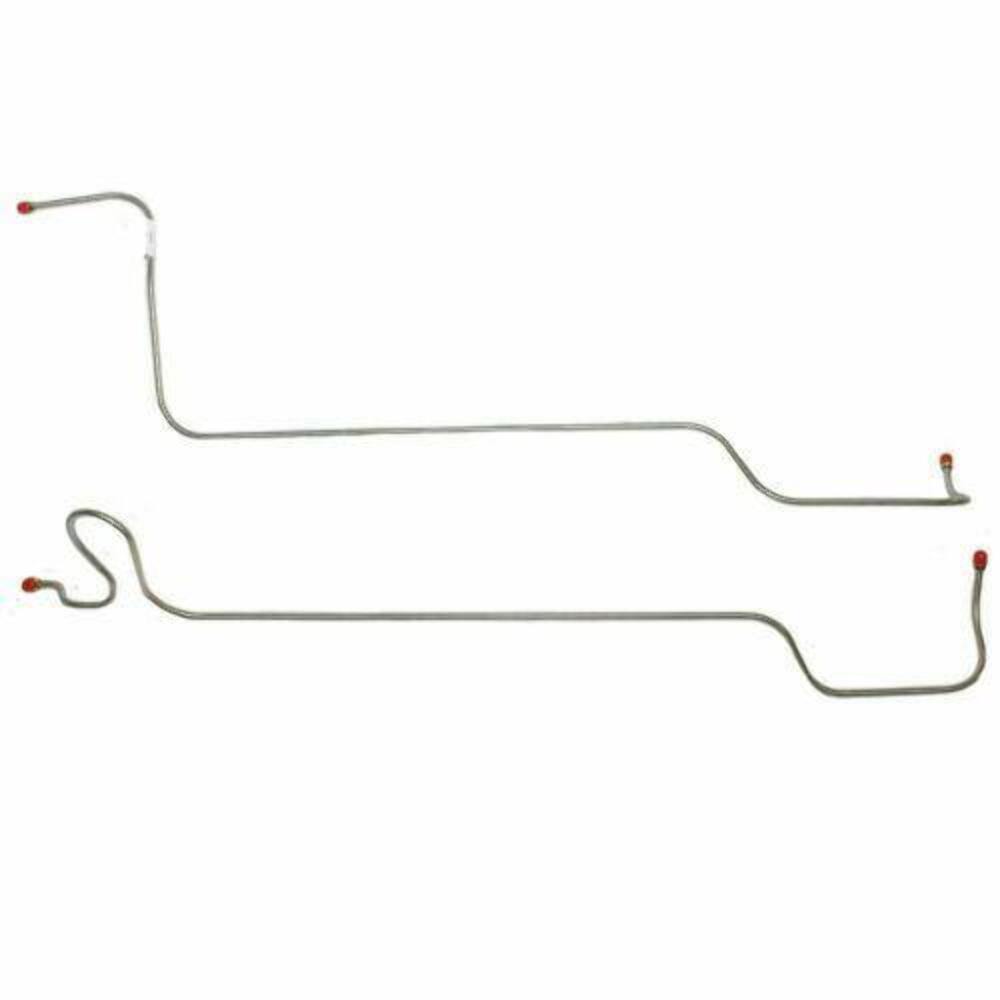 Transmission Cooler Lines for 1966-1967 Chevy Chevy II Transmission Cooler w/o Spacer at Radiator stainless steel