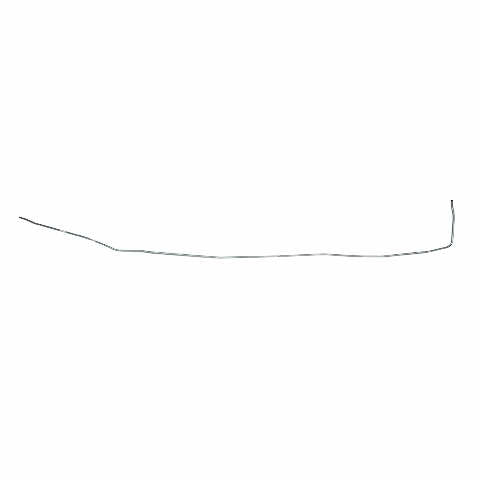 1964-1966 Plymouth Barracuda Tank to Pump Fuel Line 3/8 in YGL6502OM