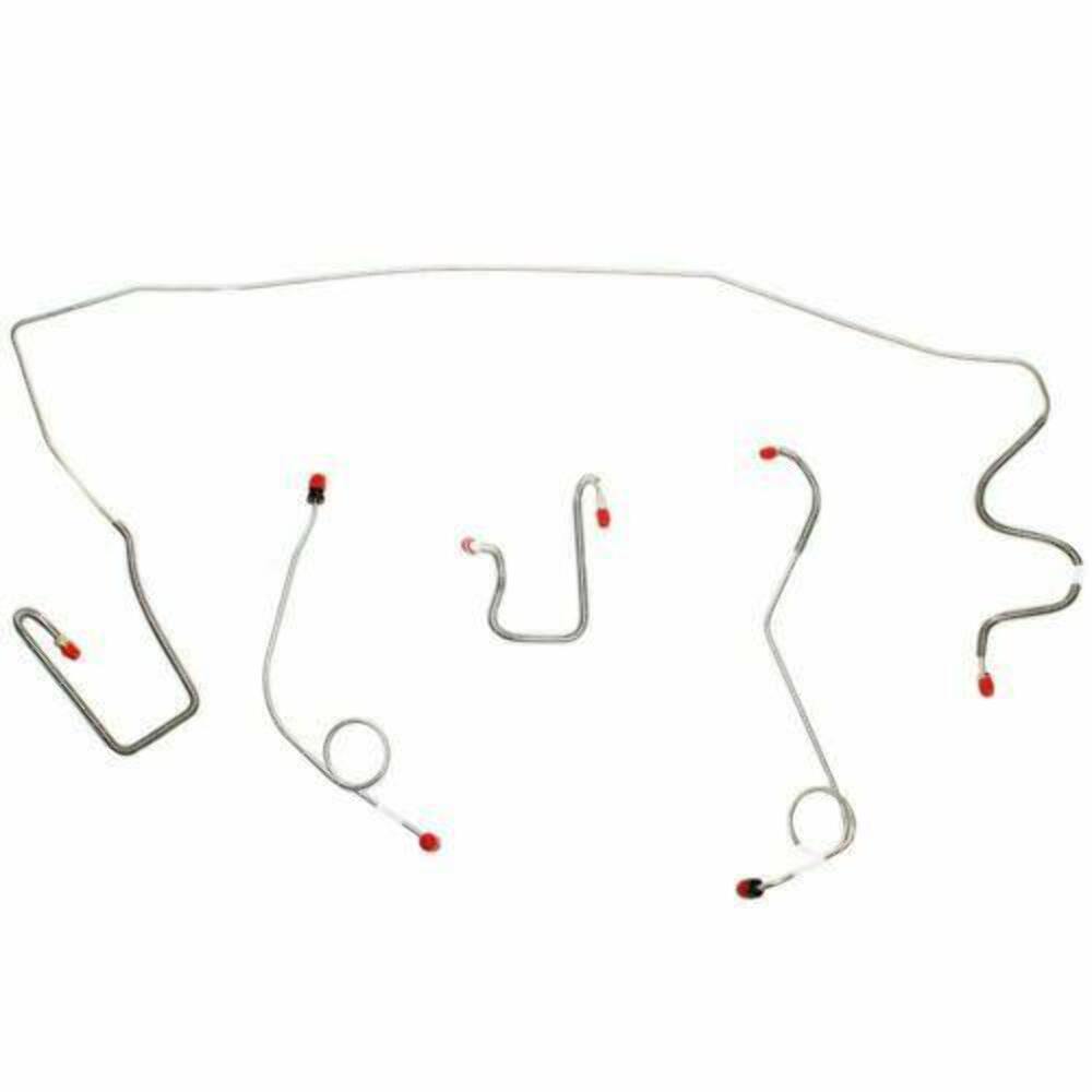 1967 Dodge Dart Front Brake Line Kit Standard Disc/Drum Brakes Steel - YKT6701OM