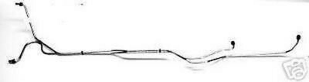 Transmission Cooler Lines for 1967-1969 Plymouth Barracuda Trans Cooler Lines w/ 8cyl 727 Trans Set stainless steel