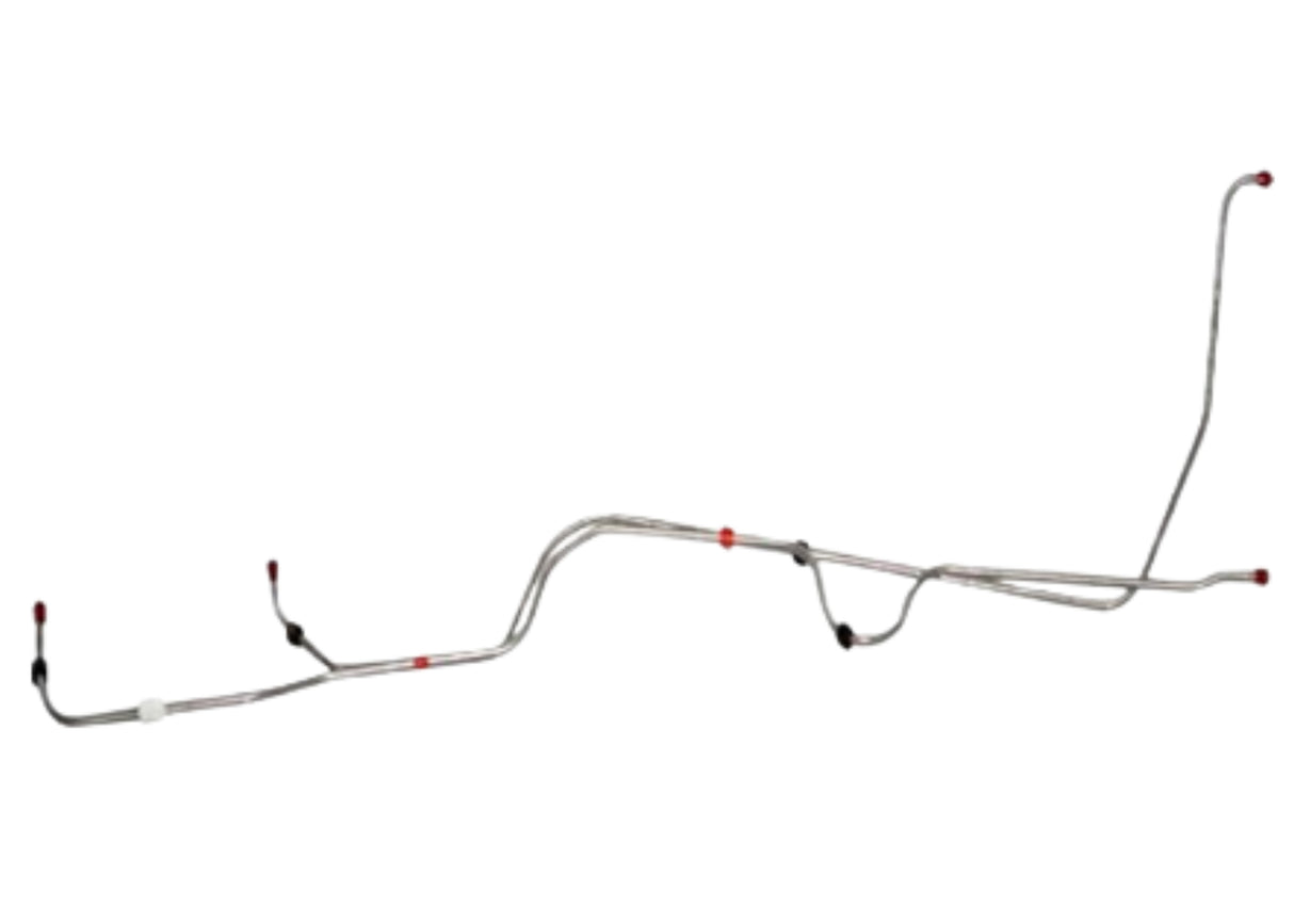 Transmission Cooler Lines for 1967-1969 Plymouth Barracuda Trans Cooler Lines w/ 8cyl 727 Trans Set stainless steel