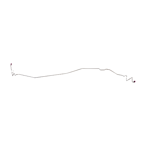 Brake Line for 1967-1970 Mercury Cougar Intermediate disc brakes stainless steel