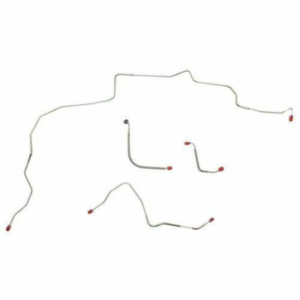 Front Brake Line Kit for 1970 Ford Mustang Boss 429 disc brakes stainless steel