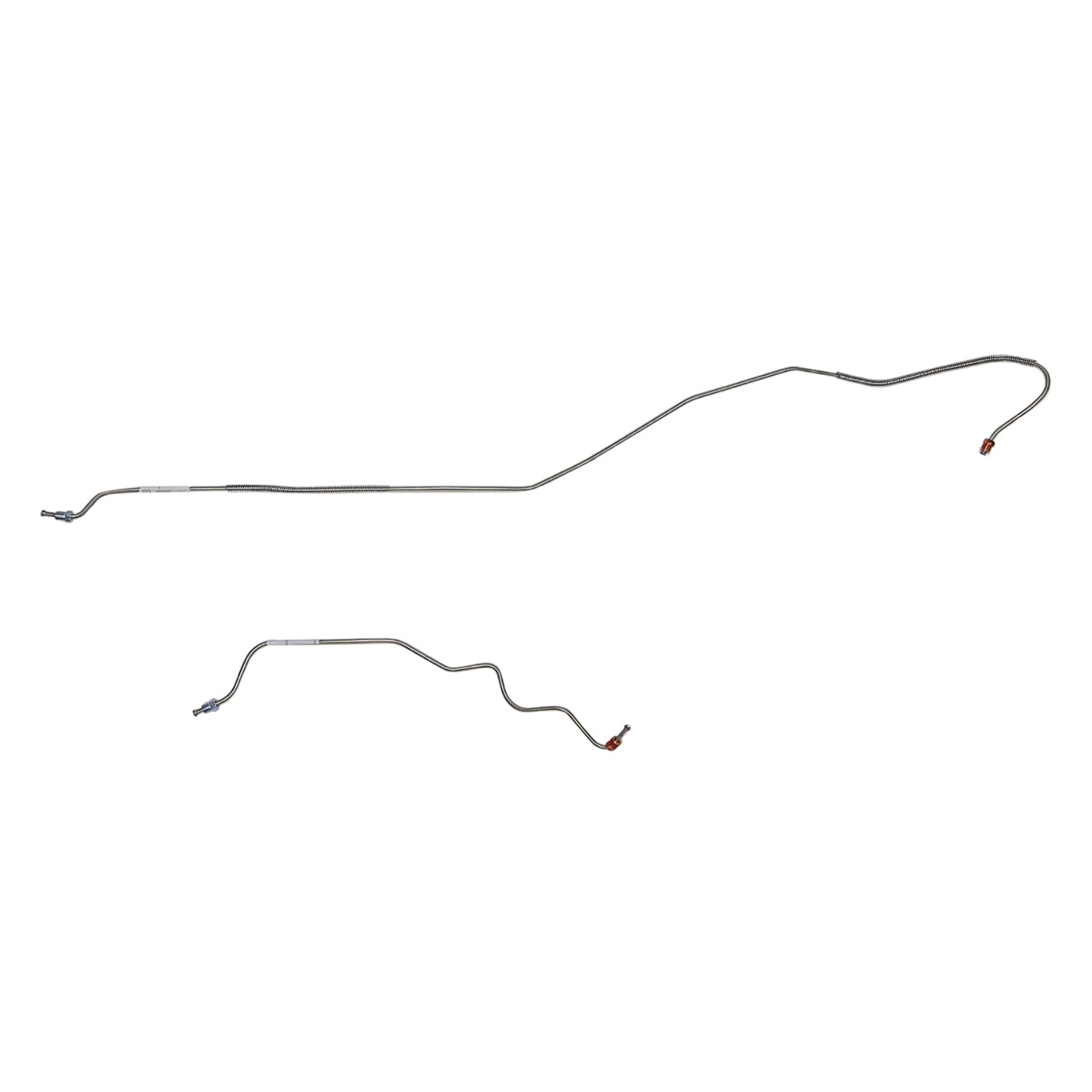 Brake Line for 1970 Ford Mustang Rear Axle Lines with 9 Inch Rear Axle 2 Piece stainless steel