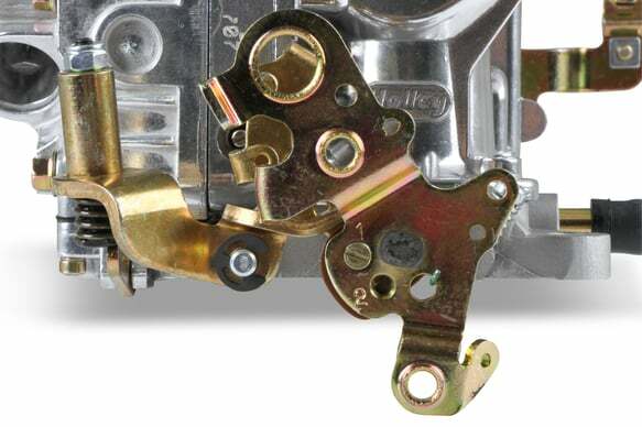 Holley 500 CFM PERFORMANCE 2BBL CARBURETOR Manual Choke Shiny Finish # 0-4412S