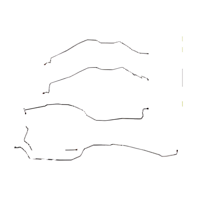 t 00-02 Chevy Tahoe Front Brake Line Kit 2WD Stainless Steel Fine Lines