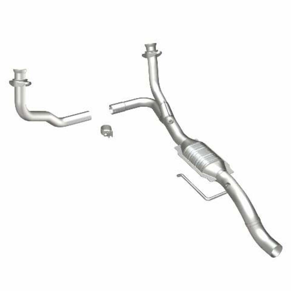 MagnaFlow direct-fit catalytic converter fits 2000-2003 Dodge Dakota 4.7L and 2000-2003 Dakota 4.7L 4WD 4.7L stainless steel CARB compliant OBDII 49600