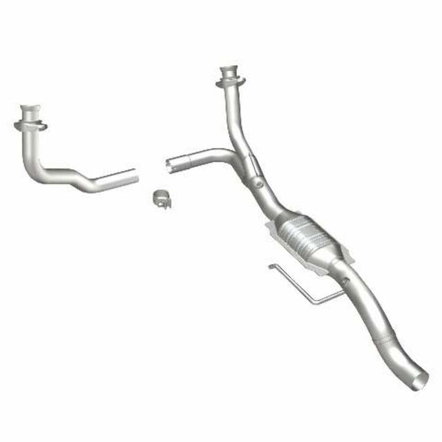 MagnaFlow direct-fit catalytic converter fits 2000-2003 Dodge Dakota 4.7L and 2000-2003 Dakota 4.7L 4WD 4.7L stainless steel CARB compliant OBDII 49600