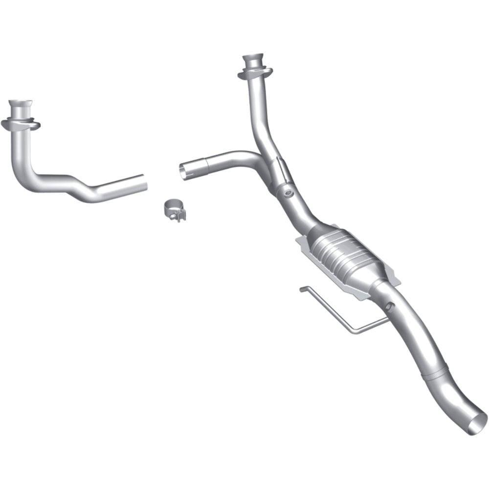 MagnaFlow direct-fit catalytic converter fits 2000-2003 Dodge Dakota 4.7L and 2000-2003 Dakota 4.7L 4WD 4.7L stainless steel CARB compliant OBDII 49600