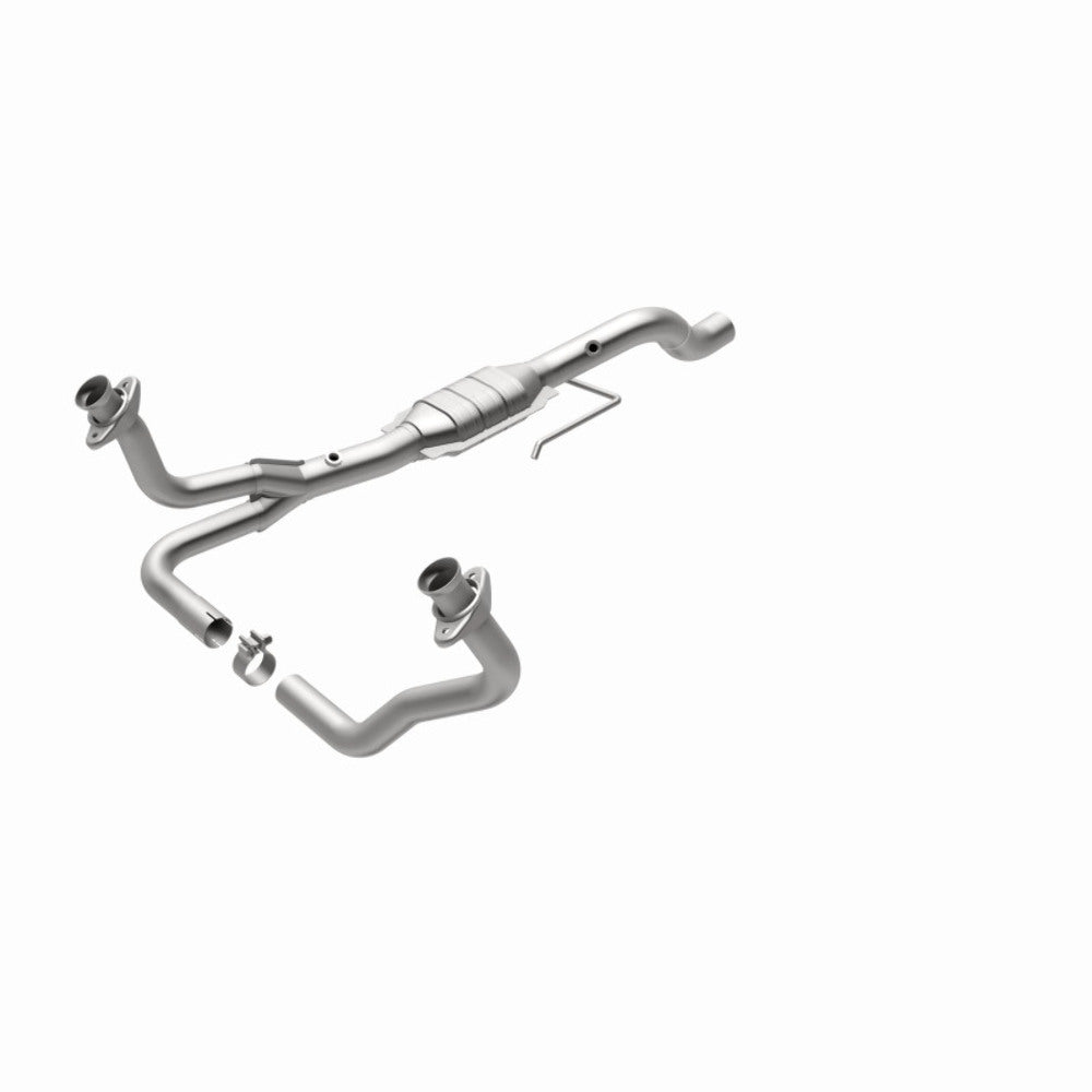 MagnaFlow direct-fit catalytic converter fits 2000-2003 Dodge Dakota 4.7L and 2000-2003 Dakota 4.7L 4WD 4.7L stainless steel CARB compliant OBDII 49600