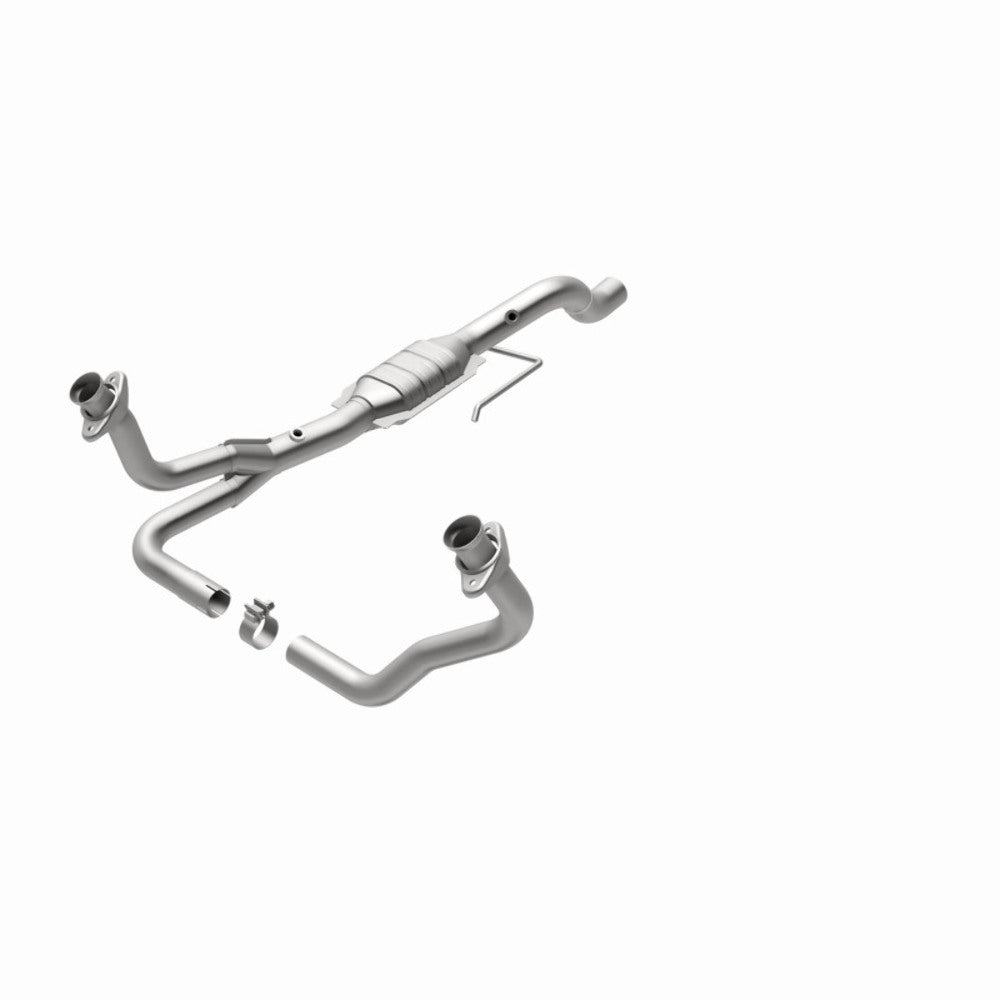MagnaFlow direct-fit catalytic converter fits 2000-2003 Dodge Dakota 4.7L and 2000-2003 Dakota 4.7L 4WD 4.7L stainless steel CARB compliant OBDII 49600