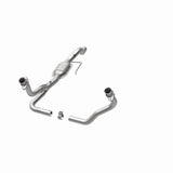 MagnaFlow direct-fit catalytic converter fits 2000-2003 Dodge Dakota 4.7L and 2000-2003 Dakota 4.7L 4WD 4.7L stainless steel CARB compliant OBDII 49600